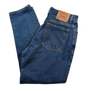 Levi's 550 Jeans Men 31x30 Blue Relaxed Tapered Leg High Rise Vintage 90s Denim